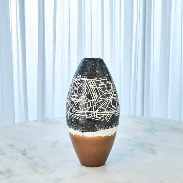 Celebration Black and Brown Small Décor Vase, image 2