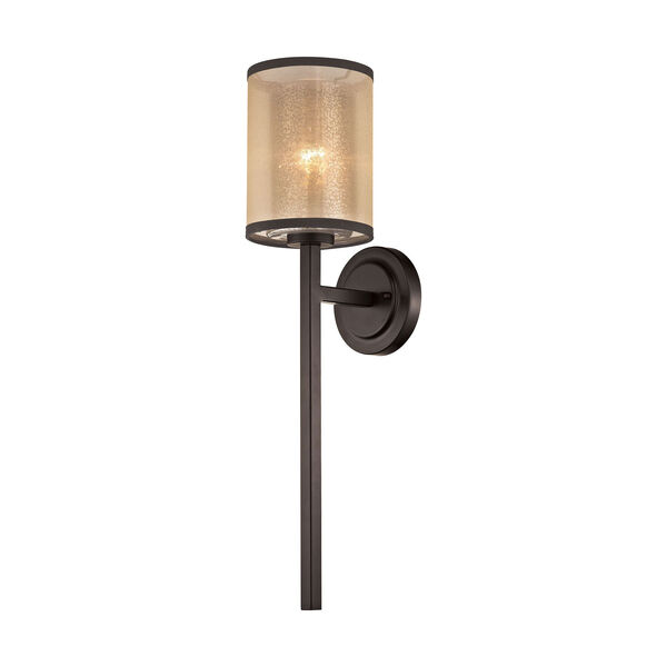 Diffusion Oil Rubbed Bronze 6-Inch One-Light Wall Sconce, image 1