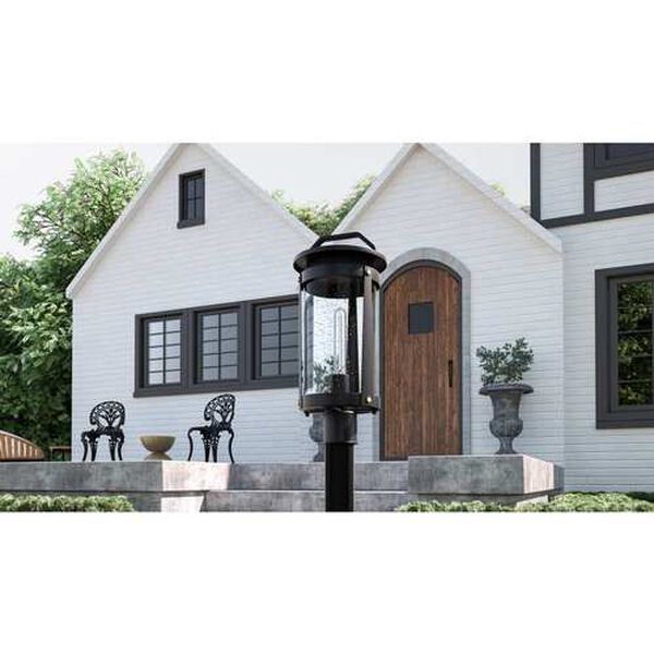 Clifton Earth Black One-Light Outdoor Post Mount, image 2