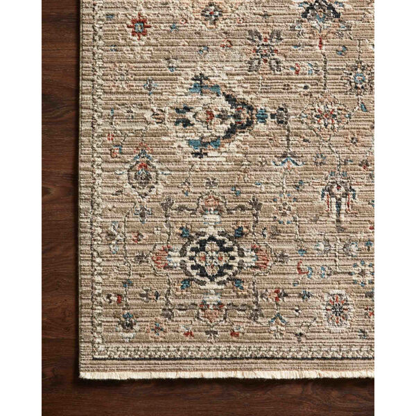 Leigh Dove and Multicolor Rectangle: 6 Ft. 7 In. x 9 Ft. 6 In. Rug, image 4