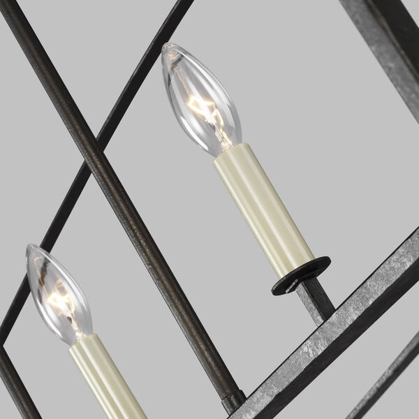 Thayer Smith Steel Five-Light Chandelier, image 3