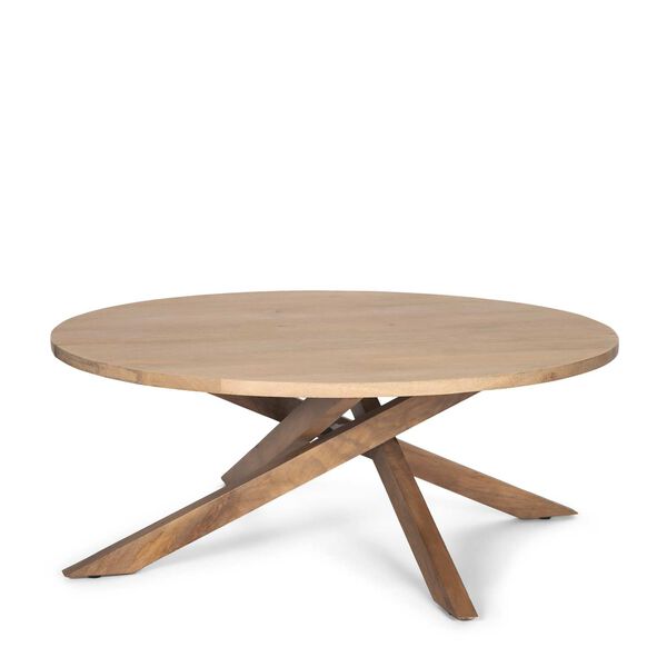 Solana Light Brown Wood Coffee Table, image 1