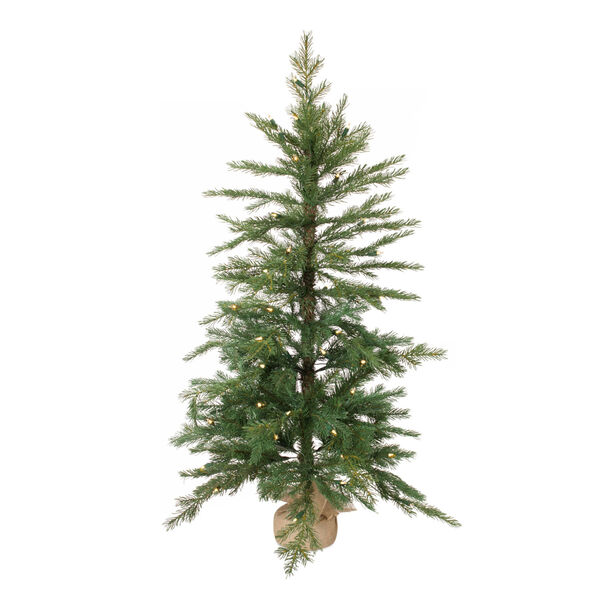 Green and Brown 4 Ft. Pine Tree, image 1