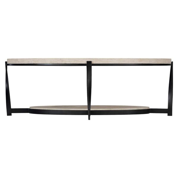 Berkshire Aged Pewter and Black 53-Inch Cocktail Table, image 3