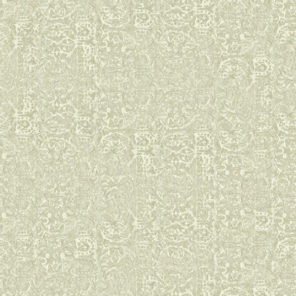Patina Vie Sage and Gray Wallpaper - SAMPLE SWATCH ONLY, image 1