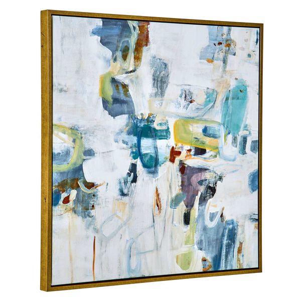 Rolling Onward Multicolor Framed Abstract Wall Art, image 4