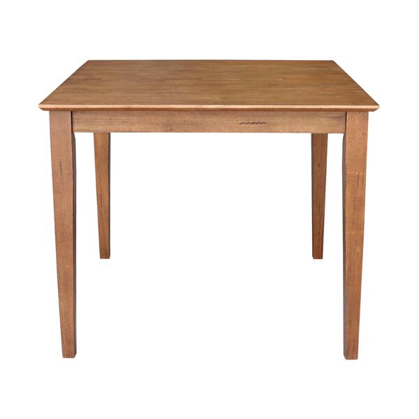 Distressed Oak Dining Table with Shaker Styled Legs, image 3