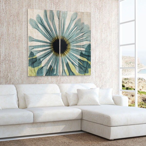 Wild Flower Giclee Printed on Hand Finished Ash Wood Wall Art, image 1