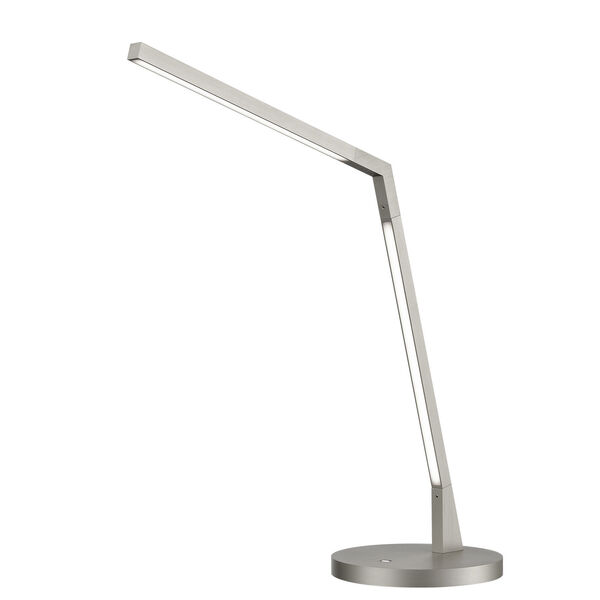 Miter Brushed Nickel LED Desk Lamp, image 1