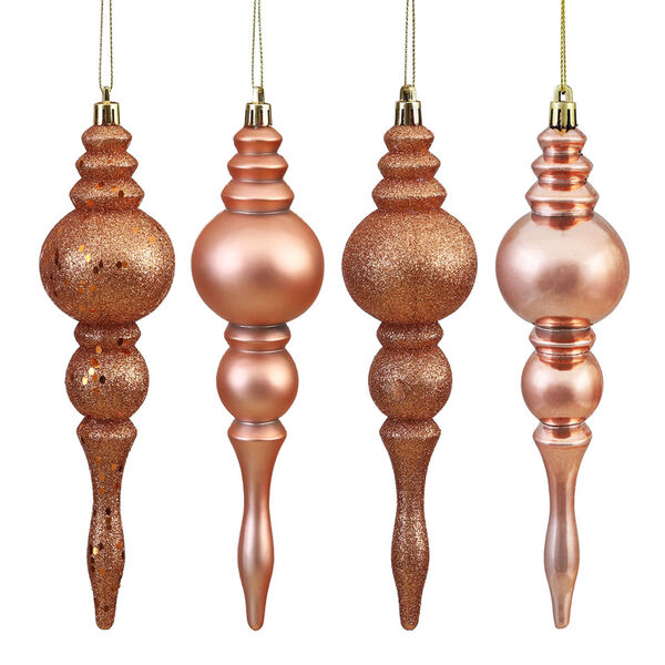 Rose Gold Assorted Finial, Set of Eight, image 1