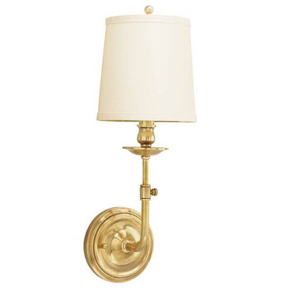 Logan Aged Brass One-Light Wall Sconce, image 1