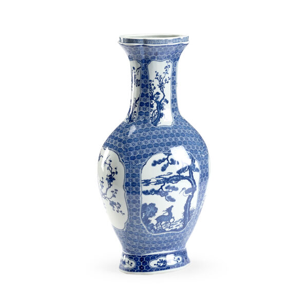 Blue and White  Vase, image 1
