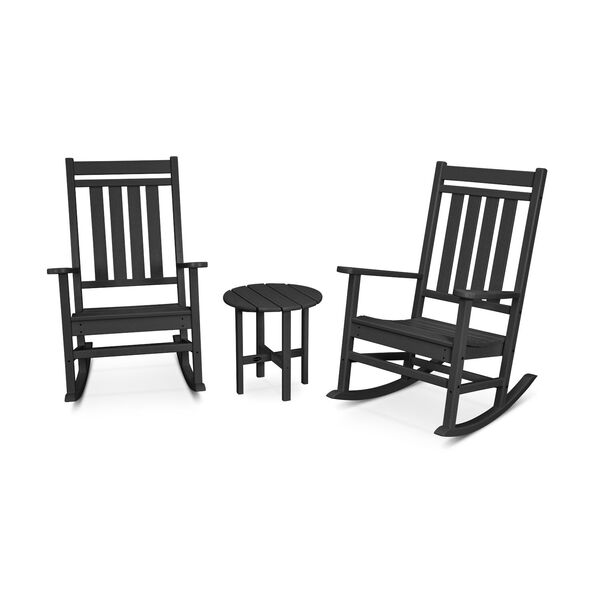 Black Estate Rocking Chair Set, 3-Piece, image 1