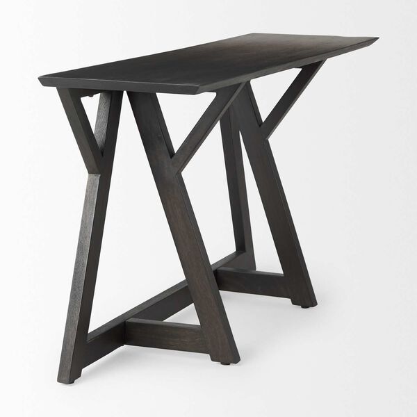 Jennings Dark Brown Wood Console Table, image 5