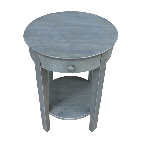 Phillips  Heather Grey 21-Inch  Accent Table with Drawer, image 2