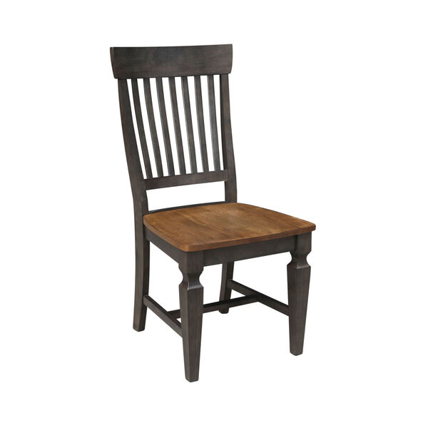 Vista Hickory and Washed Coal Slat Back Chair, Set of 2, image 6