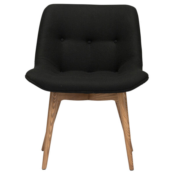 Brie Black and Walnut Dining Chair, image 2