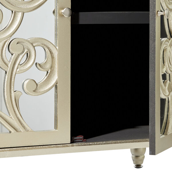 Gold Wood Cabinet, image 6