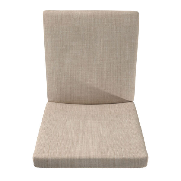 Century Beige Linen Nailhead Side Chair Set of 2, image 6