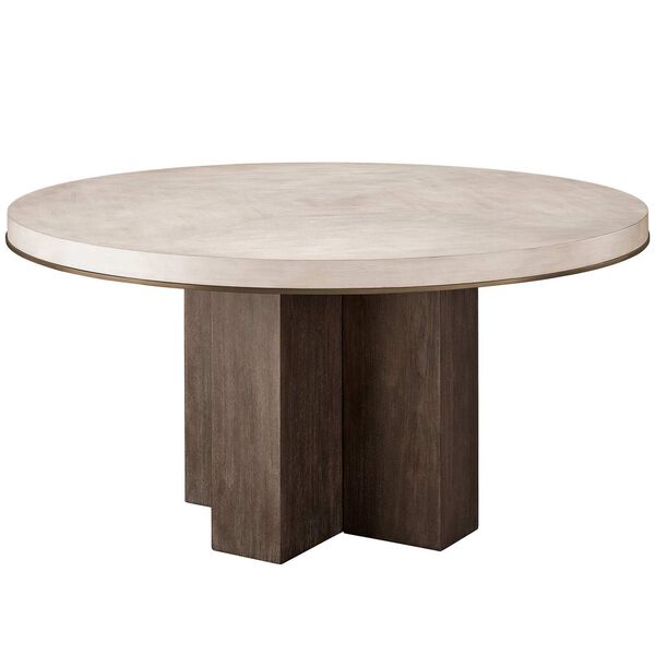 ErinnV x Universal Topanga Beige and Bronze Round Dining Table, image 1