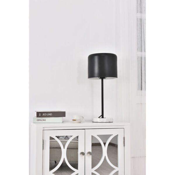 Exemplar Black and White Nine-Inch One-Light Table Lamp, image 2