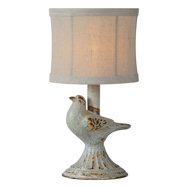 Robin Blue One-Light 12-Inch Table Lamp Set of Two, image 1