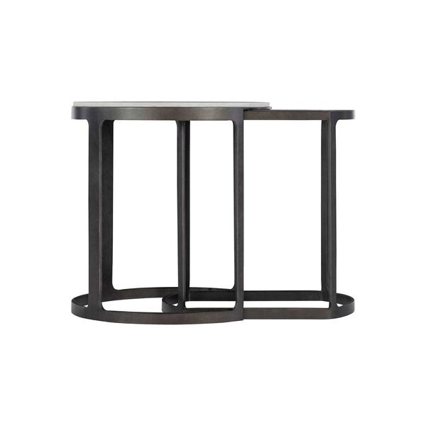 Arnette White and Charcoal Nesting Table, Set of 2, image 5
