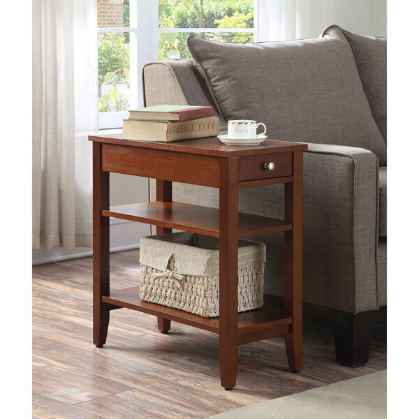 American Heritage Cherry Three Tier End Table, image 1