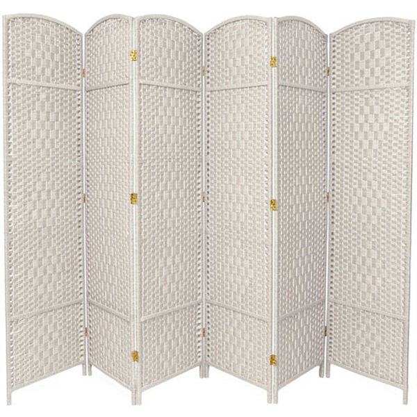 Seven Ft. Tall Diamond Weave Room Divider, Width - 118.5 Inches, image 1