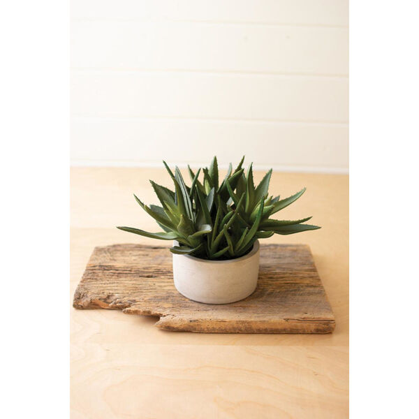 Ivory Artificial Plant in a Pot, image 1