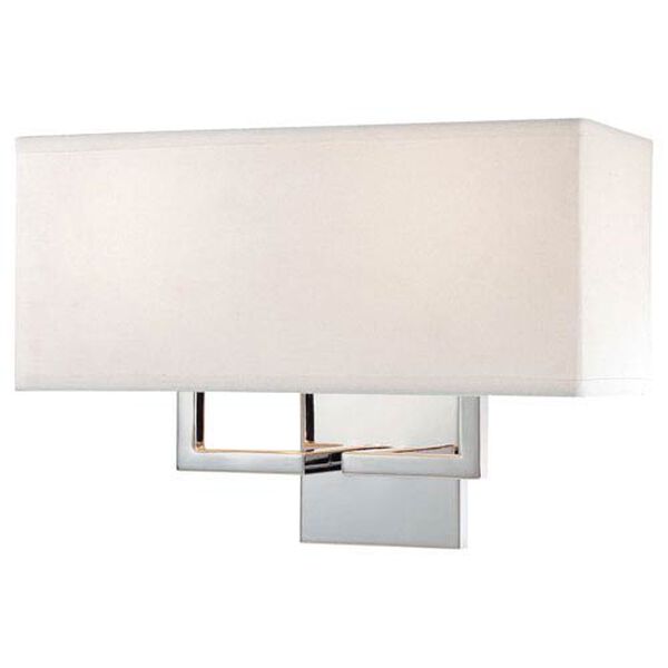 Etta Chrome Two-Light Wall Sconce, image 1