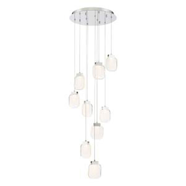 Paget Chrome 2-Inch Integrated LED Chandelier, image 1