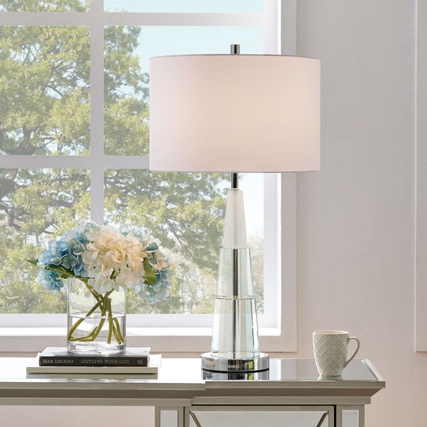 Astrid Crystal White One-Light Table Lamp, image 3