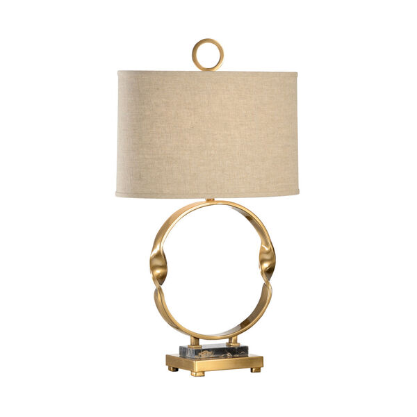 Gold One-Light  Otto Lamp, image 1