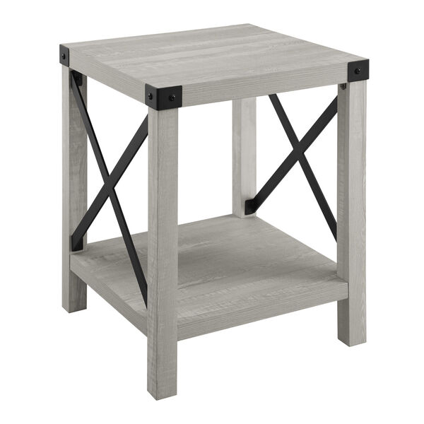 Gray Side Table, image 4