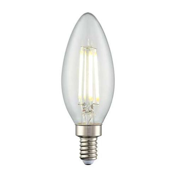 Clear LED Candelabra Bulb, image 1