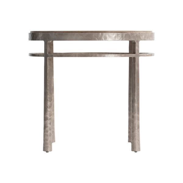 Aventura Marcona Frosted Nickel Side Table, image 5