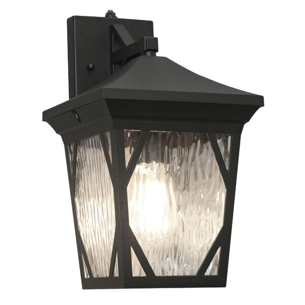 Campton Black One-Light Outdoor Wall Sconce, image 1