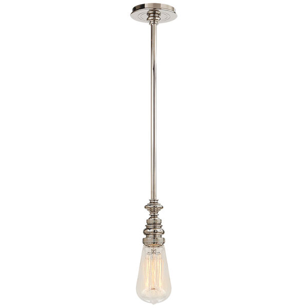 Boston Pendant in Polished Nickel by Chapman and Myers, image 1
