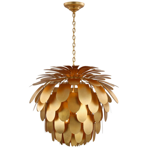 Cynara Grande Chandelier in Gild by Chapman and Myers, image 1