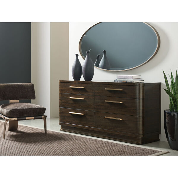 Modern Streamline Brown Dresser, image 3