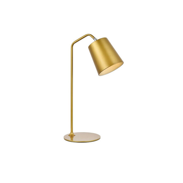 Leroy Brass One-Light Table Lamp, image 1