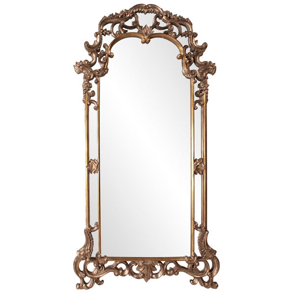 Imperial Mottled Bronze and Antique Silver Rectangle Mirror, image 1