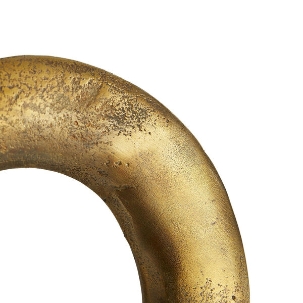 Quinn Antique Brass Sculpture, image 3
