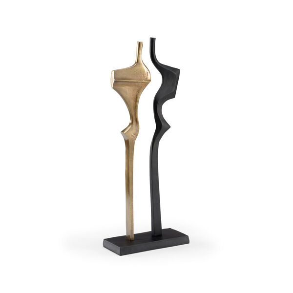 Gold and Black  Golden Year Sculpture, image 1