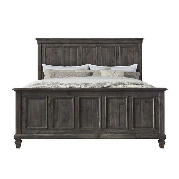 Calistoga King Panel Bed in Weathered Charcoal, image 1