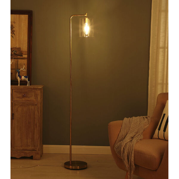 Elizabeth Brass LED Floor Lamp, image 3