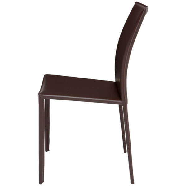 Sienna Brown Armless Dining Chair, image 3