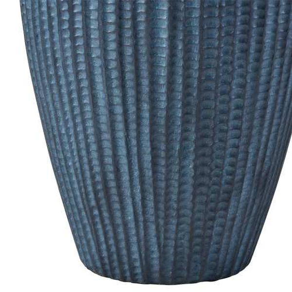 Delphi Cerulean Blue 10-Inch Vase, image 3