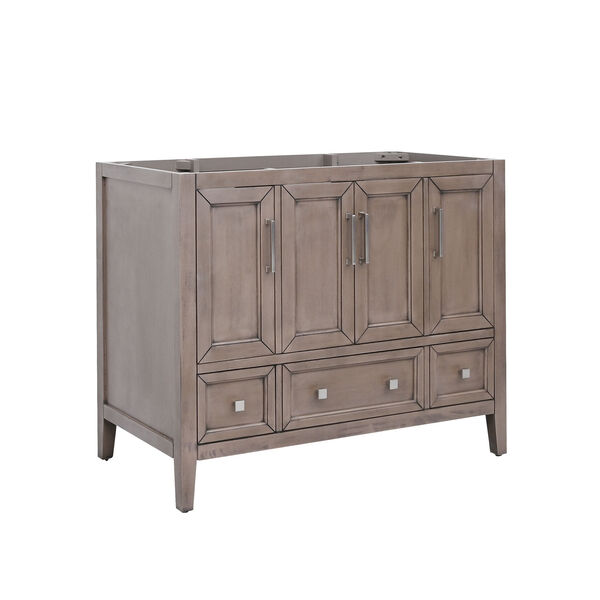 Everette Gray Oak 42-Inch Vanity Cabinet, image 2